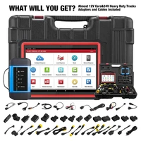 launch x431 pro3s hdiii heavy duty diagnostic tool support both 12v vehicles and 24v trucks