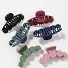 Новые большие акриловые заколки для волос, заколки-крабы для волос для женщин и девушек, простые и элегантные аксессуары