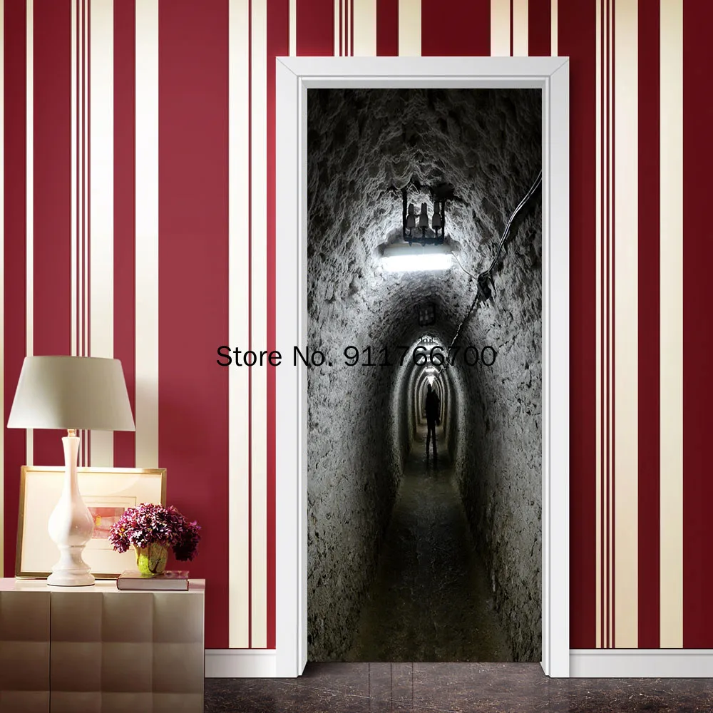 ПВХ Лондонские уличные наклейки для обоев с рисунком серого и красного мира на двери, водонепроницаемые мурали для декорации гостиной в доме.