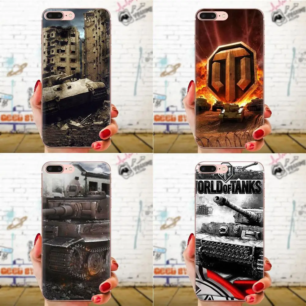 Мягкий чехол из ТПУ с изображением World Of Tanks для Huawei Honor 4C 5A 5C 5X6 6A 6X7 7A 7C 7X8 8C 8S 9 10 10i 20