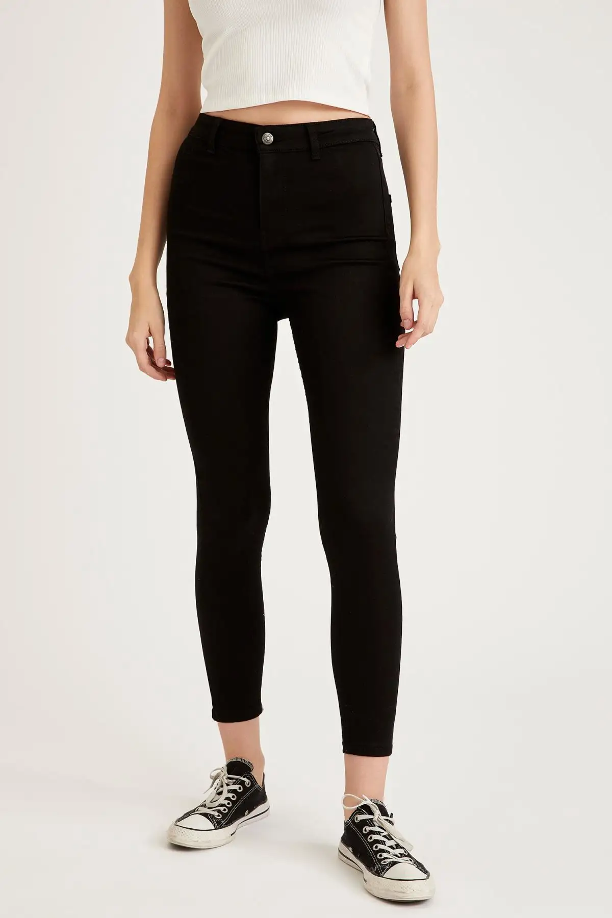 DeFacto Autumn Woman Woven Bottom Leggings Pants Tights Casual Elegant Aesthetic New Season-L4827AZ19AU | Женская одежда