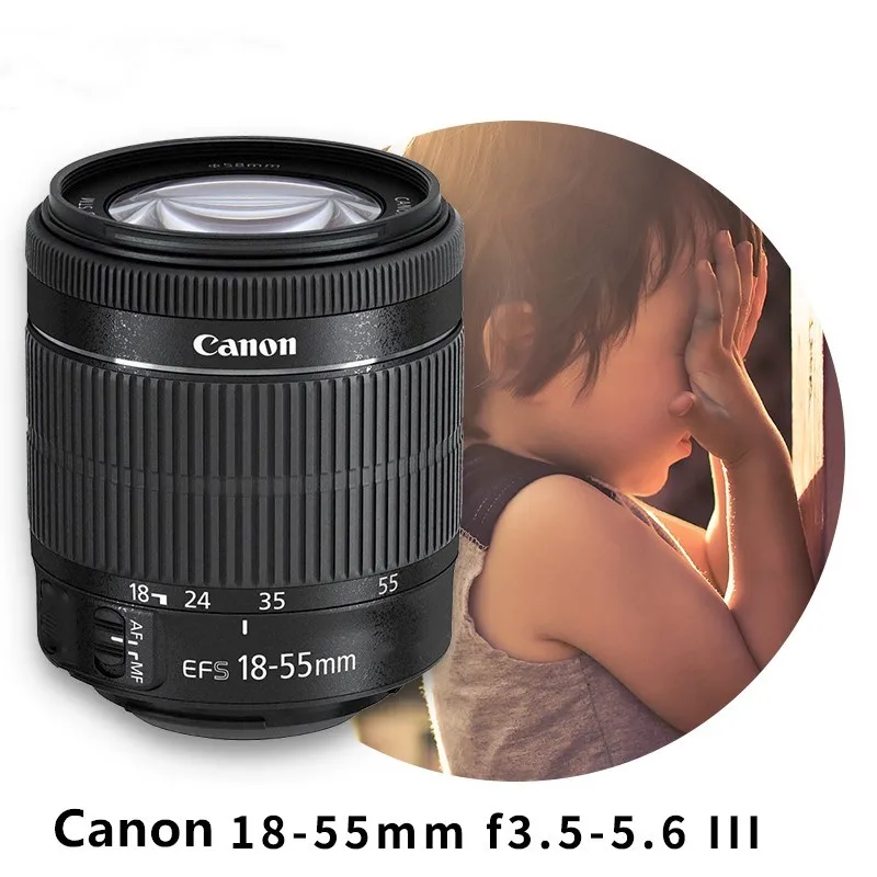 Canon 18-55 объектив EF-S мм f/3 5-5 6 III Объективы для 1100D 1200D 1300D 550D 600D 700D 750D 760D 70D 60D Rebel T3i T5i T6 |
