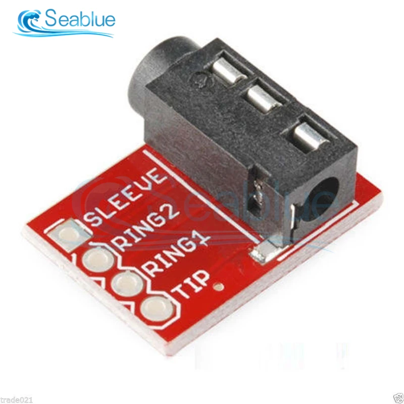 

NEW TRRS 3.5mm Audio Socket Jack Breakout Headphone Video Audio MP3 Jack Professional AL Module 3.5 MM Board