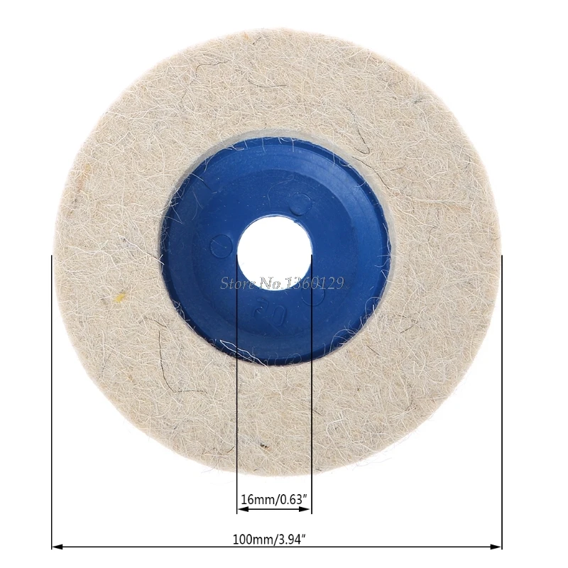 

5Pcs 4'' Round Polishing Wheel Felt Wool Buffing Polishers Pad Buffer Disc Tools Whosale&Dropship
