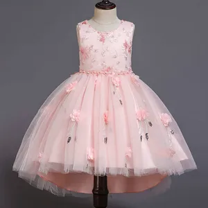 Платье с цветочным узором для девочек; Вечерние ничные платья принцессы на свадьбу; Детское бальное платье на Рождество; Vestidos; Одежда для От 3 до 12 лет-подростков