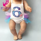 Новая летняя кукла для детской модели 43 см, женский купальник, одежда для плавания для куклы 18 дюймов