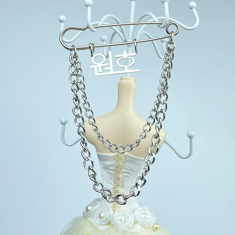 Мужская Подарочная брошь из нержавеющей стали корейский стиль