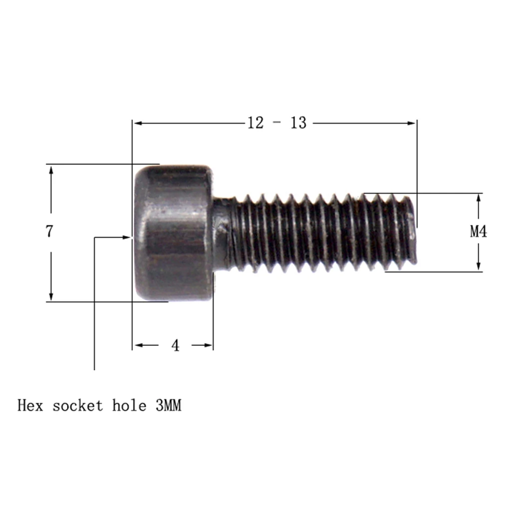 6 шт. электрогитара Блокировка струна гайка зажим шестигранные винты M4 | Спорт и