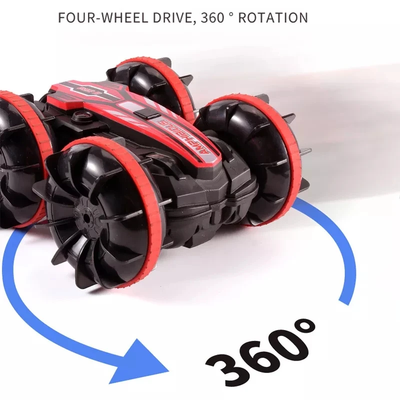 2 4G амфибия RC трюк автомобиль Дистанционное управление 360 ° поворот автомобили