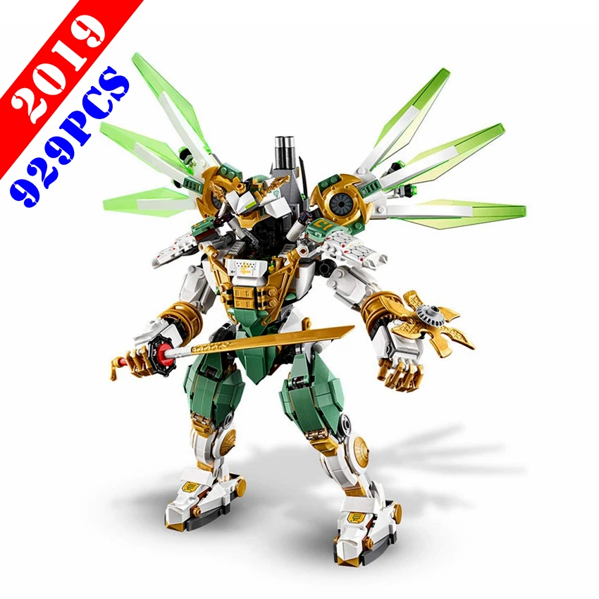 Новинка, конструктор Ninja Lloyd's Titan Mech Spinjitzu, Набор кубиков, Классическая модель ниндзя из фильма, детские игрушки, подарок для детей