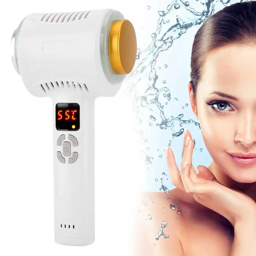 

1pcs 110-240V Facial Massage Hot Cold Compress Anti-Wrinkle Hammer Color Light Skin Rejuvenation Machine