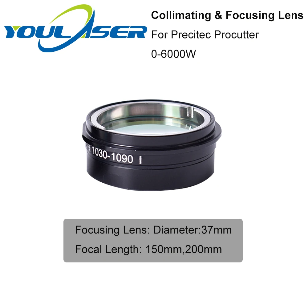 Волоконный лазер Collimating Фокусирующая линза D37 с держателем объектива для Precitec