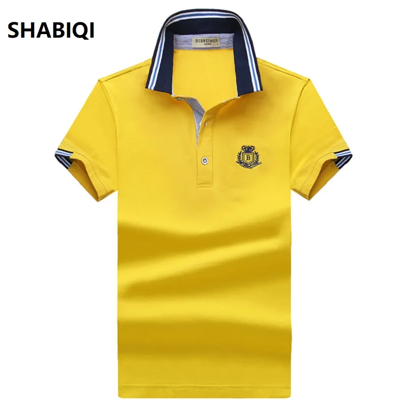 

SHABIQI 2023 Brand Mens Polo Shirt Cotton Short Sleeve Shirt For Men Camisa Polos Homme Classic Casual Size 6XL 7XL 8XL 9XL 10XL