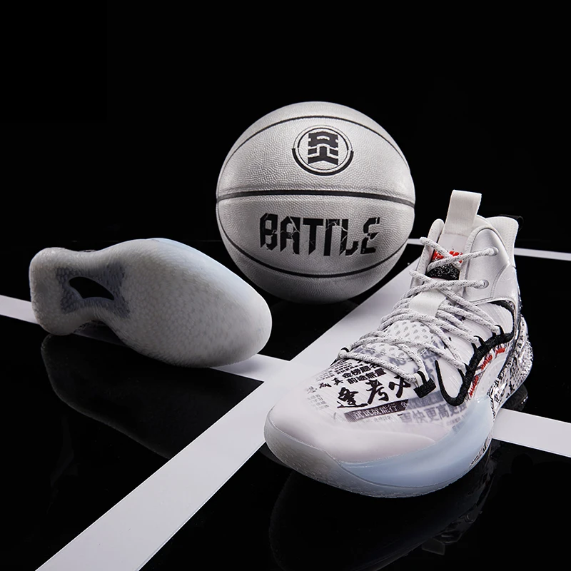 QIAODAN Basketball Shoes for Men 2023 Fashion Professional Non-Slip High Top Sports Shoes Fashion Gym Male Sneakers XM25210101