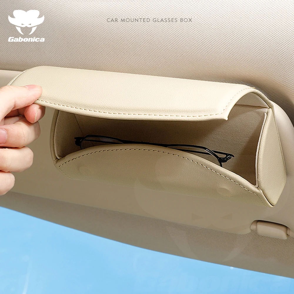 Автомобильный солнцезащитный козырек футляр для очков Чехол держатель