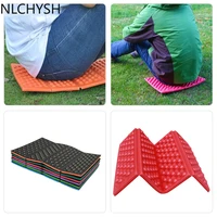 outdoor folding waterproof camping mat picnic moisture proof hiking sitting mat cushion foam beach tourist portable pad