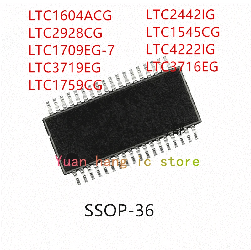 10 шт. LTC1604ACG LTC2928CG LTC1709EG-7 LTC3719EG LTC1759CG LTC2442IG LTC1545CG LTC4222IG LTC3716EG IC