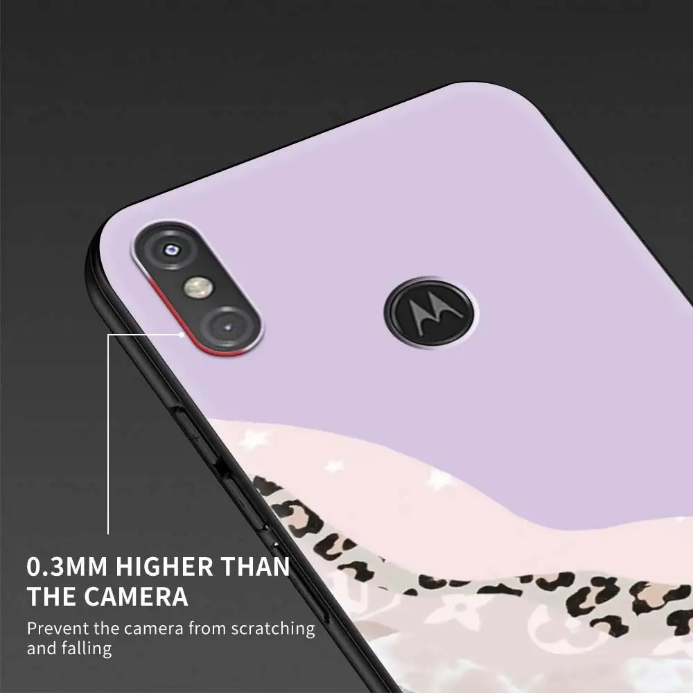 case for motorola moto g9 play one fusion plus g8 power lite soft cover hype g stylus e6s e7 phone funda leopard marble coque free global shipping