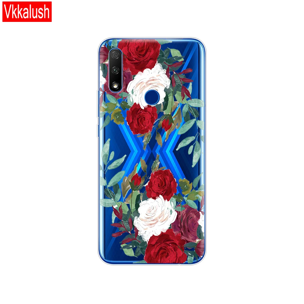 80382 Для Honor 9X Global чехол Honor 9X Premium чехол Силиконовый ТПУ мягкий чехол для телефона для huawei Honor 9X Premium STK-LX1 бампер - Цвет: 80382