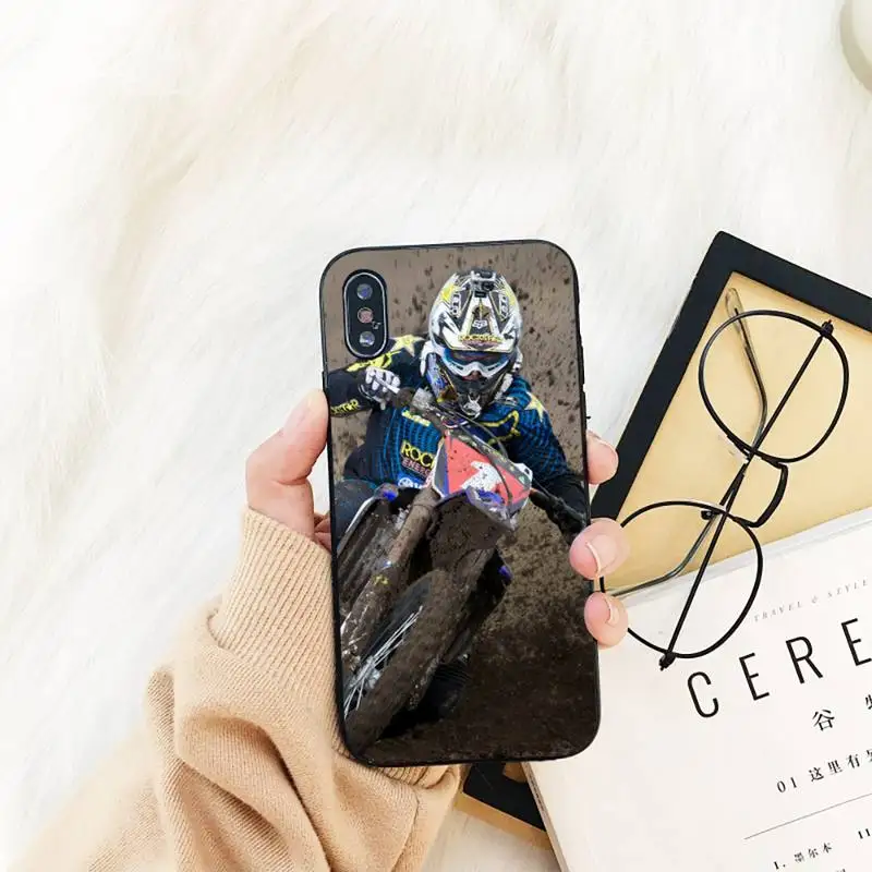 Yinuoda милый чехол для телефона мотокросса iPhone 11 8 7 6 6S Plus X XS MAX 5 5S SE 2020 XR pro | Мобильные