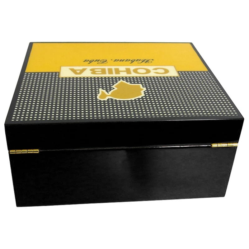 Классическая сигарета Cohiba из желтого и черного кедра увлажнитель для сигары с