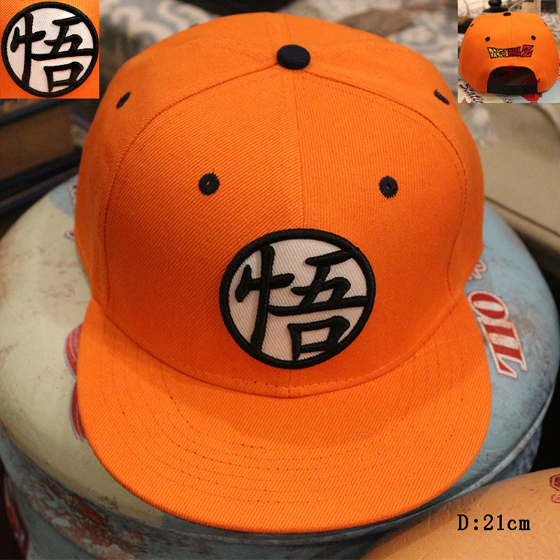 TUNICA новые высококачественные Dragon ball Z шляпа Гоку Snapback плоская хип-хоп кепка Повседневная бейсбольная кепка для мужчин wo Мужская snapback Кепка