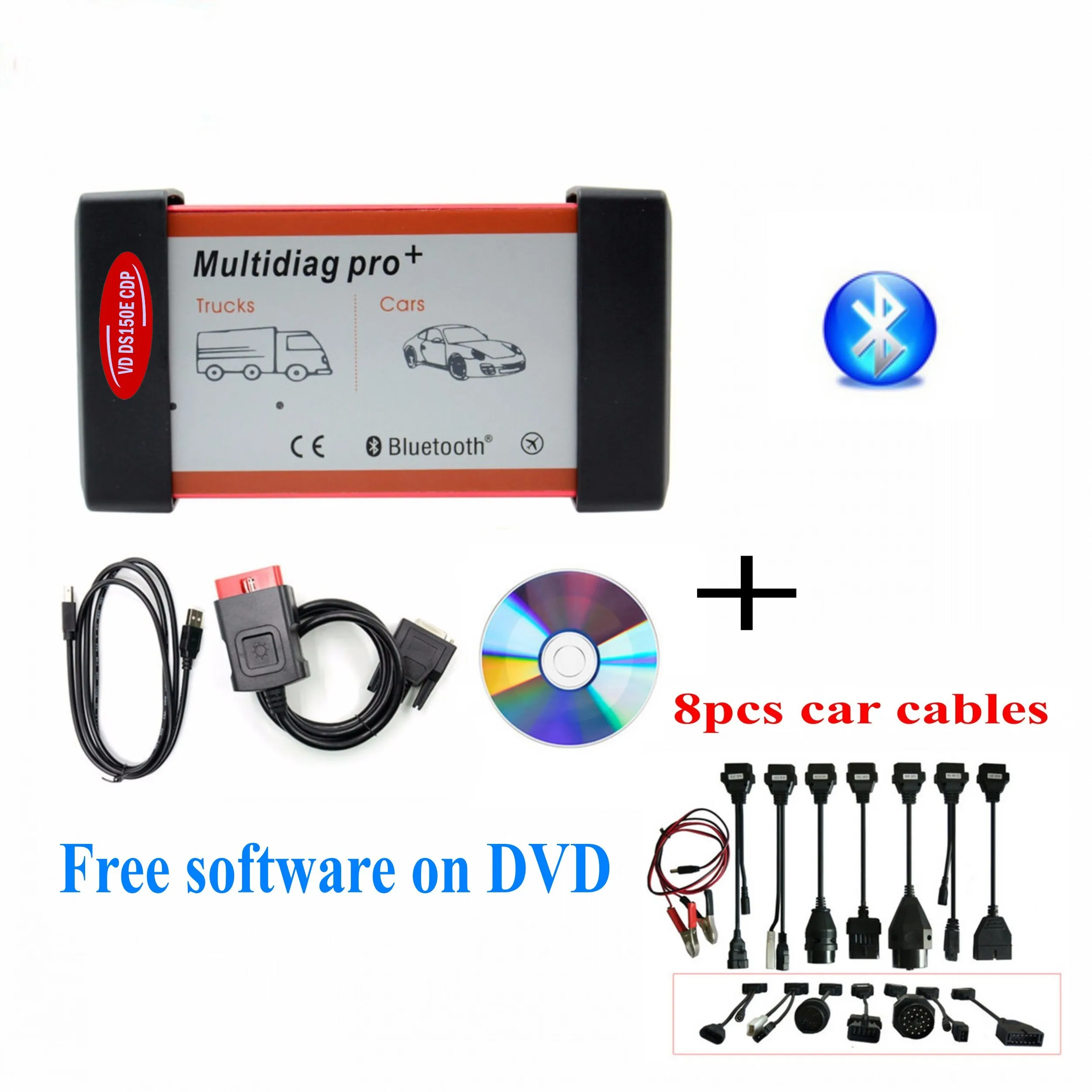 Новое поступление сканер Multidiag Pro 2017.R3 KEYGEN NEC Bluetooth vd Obd2 диагностический инструмент