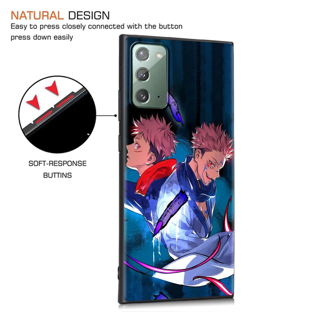 

Jujutsu Fushiguro Phone Shell For Samsung Note 20 Ultra 10 9 8 Lite Plus F41 M31 Prime M51 M31 M30s M21 M11 M01 Silicone Fundas