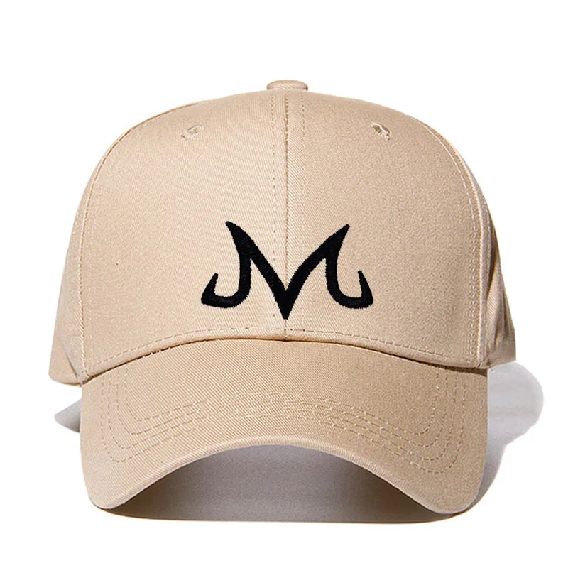 Новая высококачественная брендовая бейсболка Majin Buu, хлопковая бейсболка для мужчин и женщин, хип-хоп кепка для папы, Кепка для гольфа, Прямая поставка - Цвет: Khaki