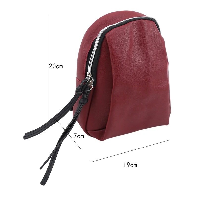 

Mini Backpack Crossbody Bag For Teenage Girl PU leather Women Shoulder Phone Purse Female Backpack Dropshipping