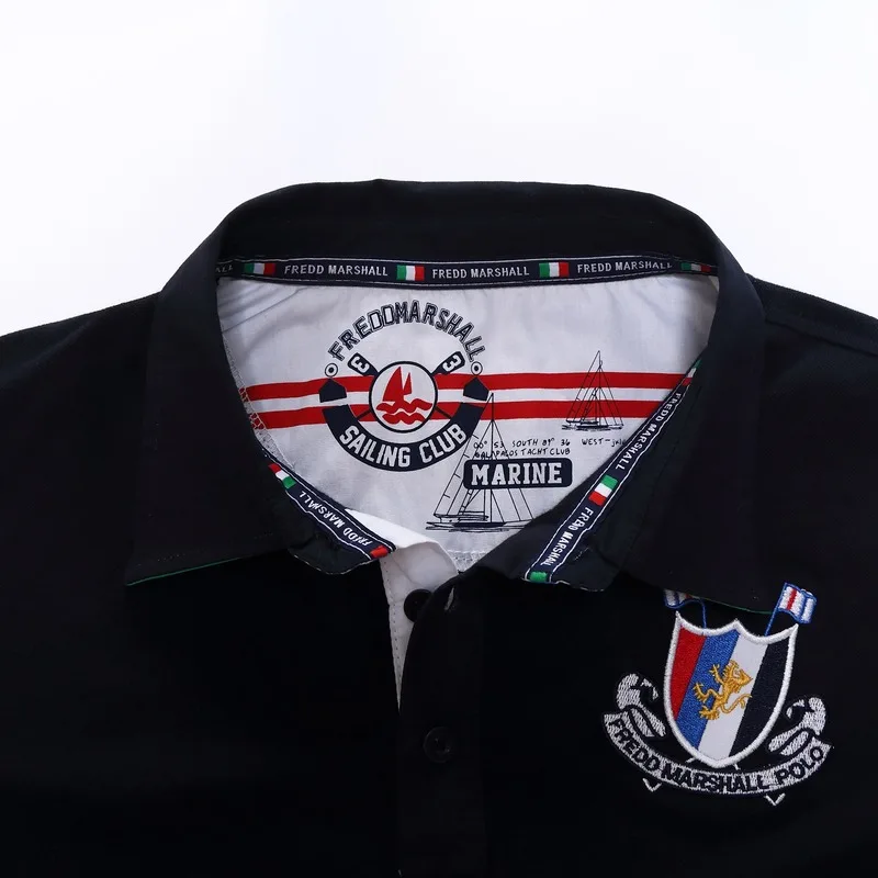 

2020 New Spring and Summer Men's POL Casual Contrast Color Short-sleeved Shirt Lapel 100% Cotton POLO Shirt