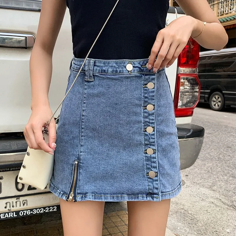 Женские юбки трапециевидной формы с высокой талией большие размеры Летние Новые