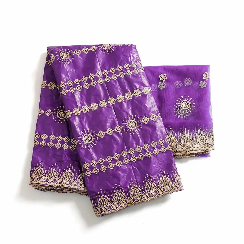 Горячая Распродажа Bazin богатая ткань африканская раковина богатый базин атику