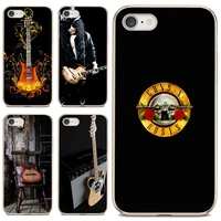 guitar rock music cartoon for ipod iphone 10 11 12 pro mini 4s 5s se 5c 6 6s 7 8 x xr xs plus max 2020 silicone case cover
