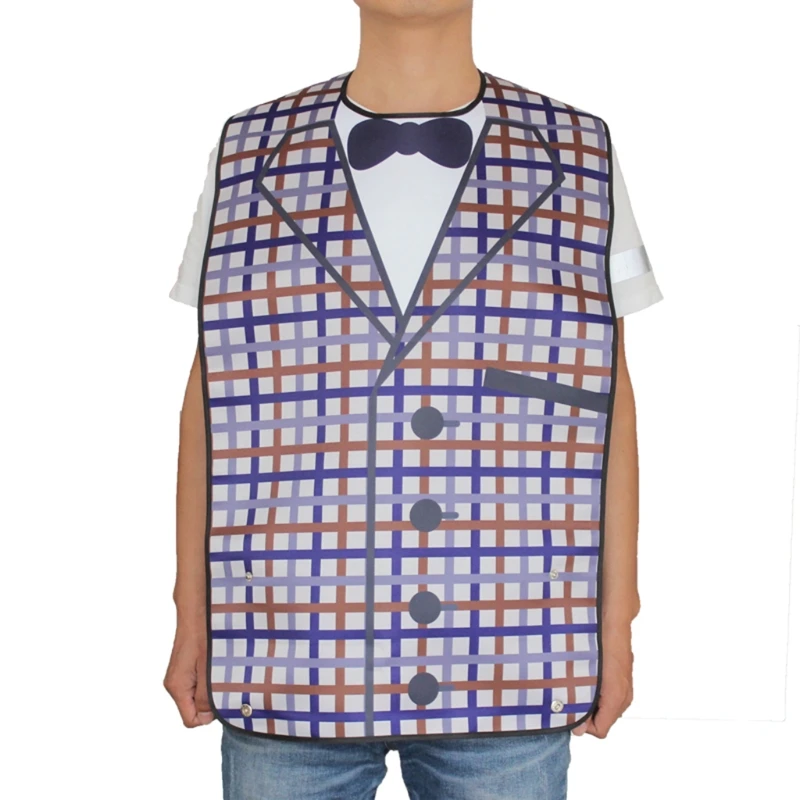 Большой Водонепроницаемый взрослый нагрудник для еды инвалидности одежда