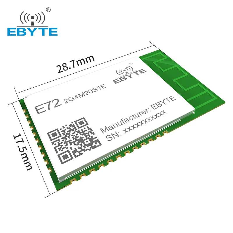 CC2652P ZigBee Blue-tooth 2.4Ghz 20dBm Module Wireless Module SoC EBYTE E72-2G4M20S1E Transceiver and Receiver PCB Antenna