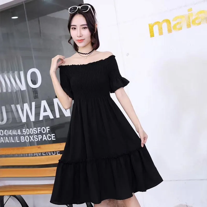 Женское шифоновое платье в горошек повседневное облегающее платье-пуловер с