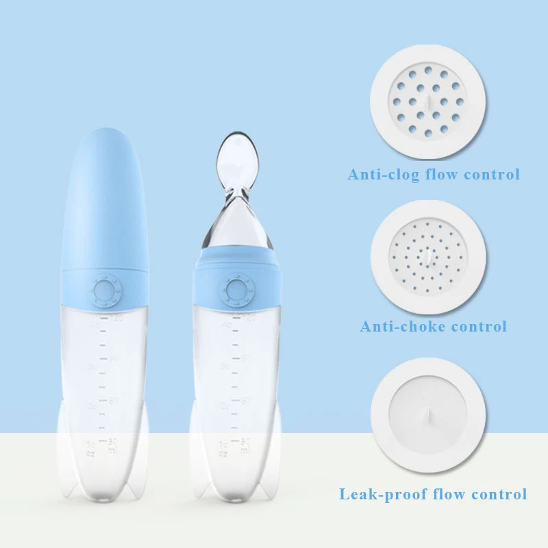 Бутылочка для кормления ребенка 120 мл бутылочка рисовая паста Мягкая ложка
