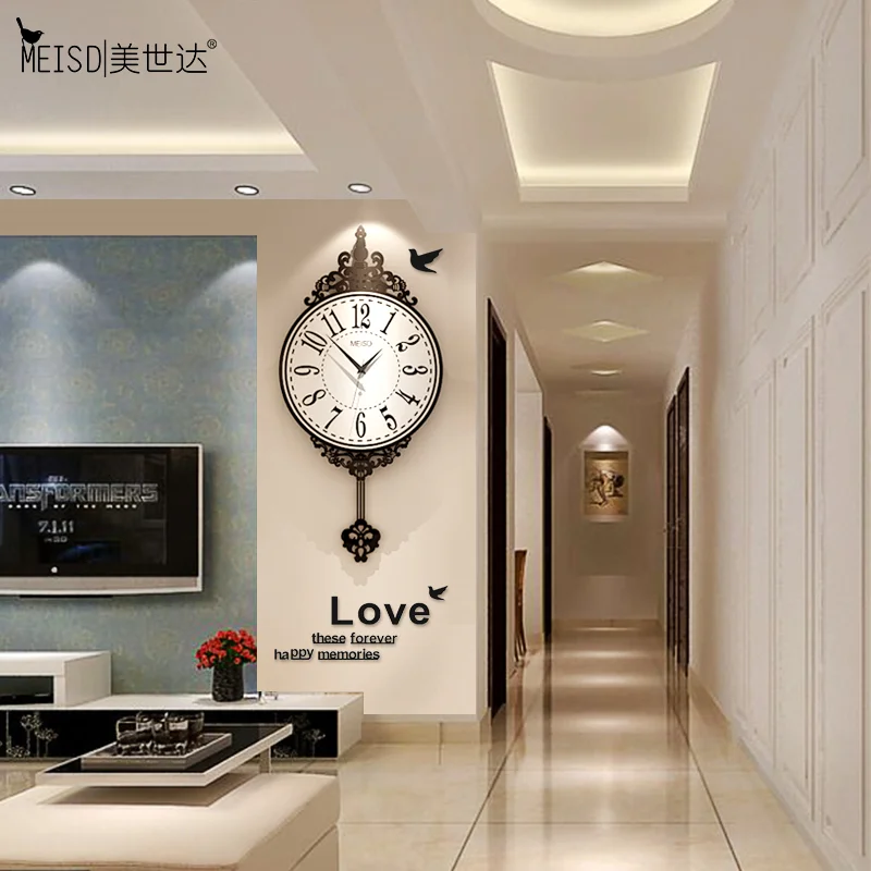 Часы настенные в винтажном стиле креативные зеркальные наклейки сделай сам