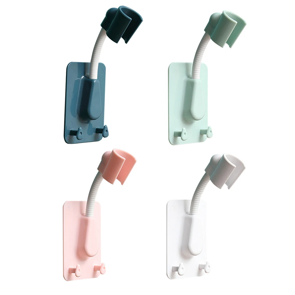 

Bathroom 360 Rotating Shower head Holder Adjustable Hand Shower head Bracket Punch-free Bathroom Accessory 4.8