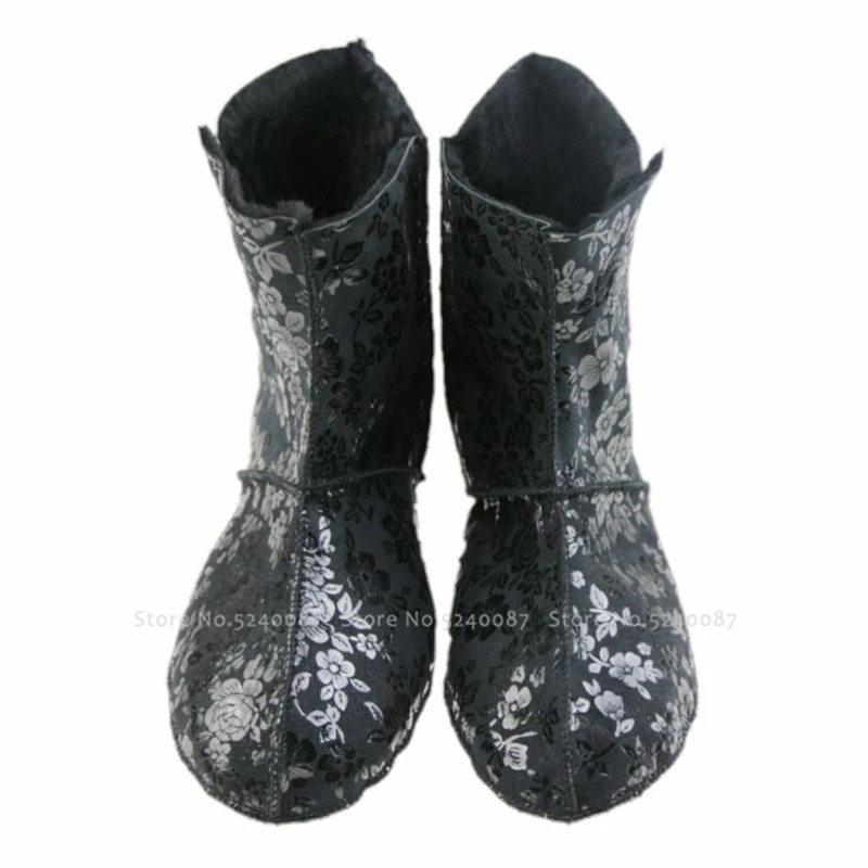 Зимние теплые меховые плюшевые мусульманские традиционные носки для поклонения