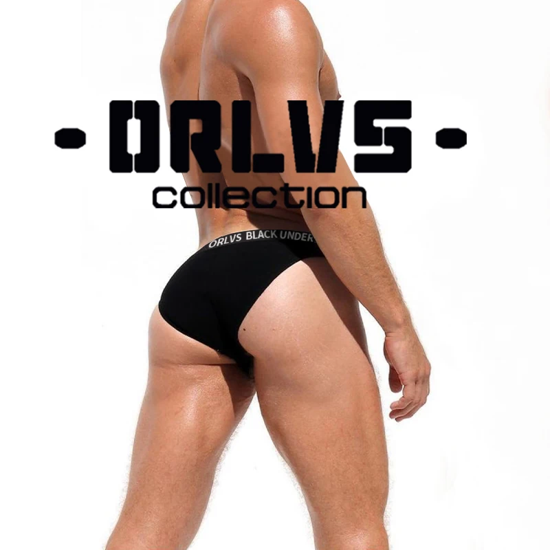 

ORLVS 3pcs/lot Sexy Men Underwear Set Modal Sidecut Men Briefs Underpants Male Cuecas Soft Gay Man Slip Panties Free Ship