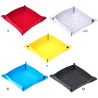 Лоток для костей из войлока, складной ящик для хранения настольных игр, кошелек для ключей, контейнер для мелочей для настольных игр