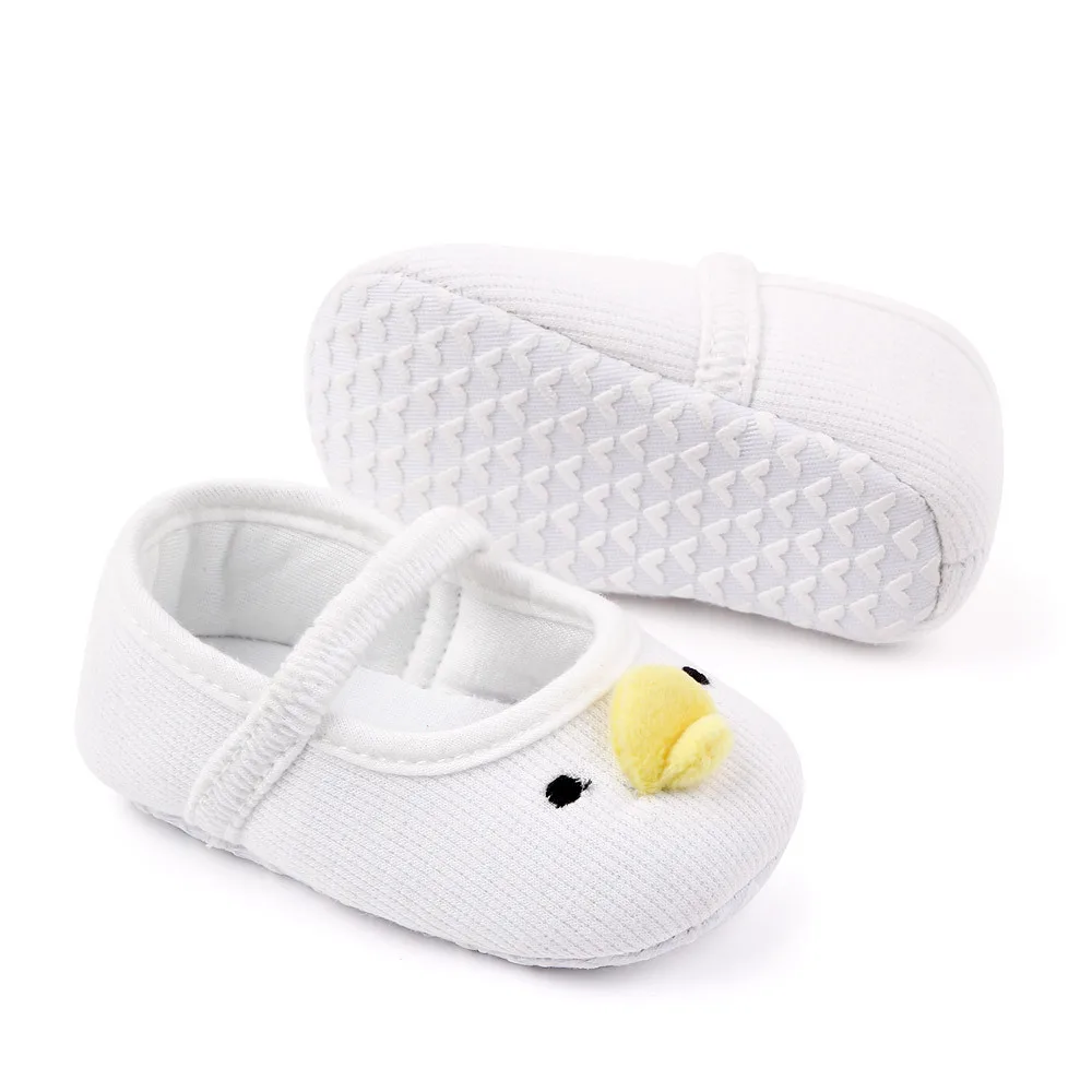 Мягкие кроссовки для новорожденных милые эластичные закрытые Нескользящие с