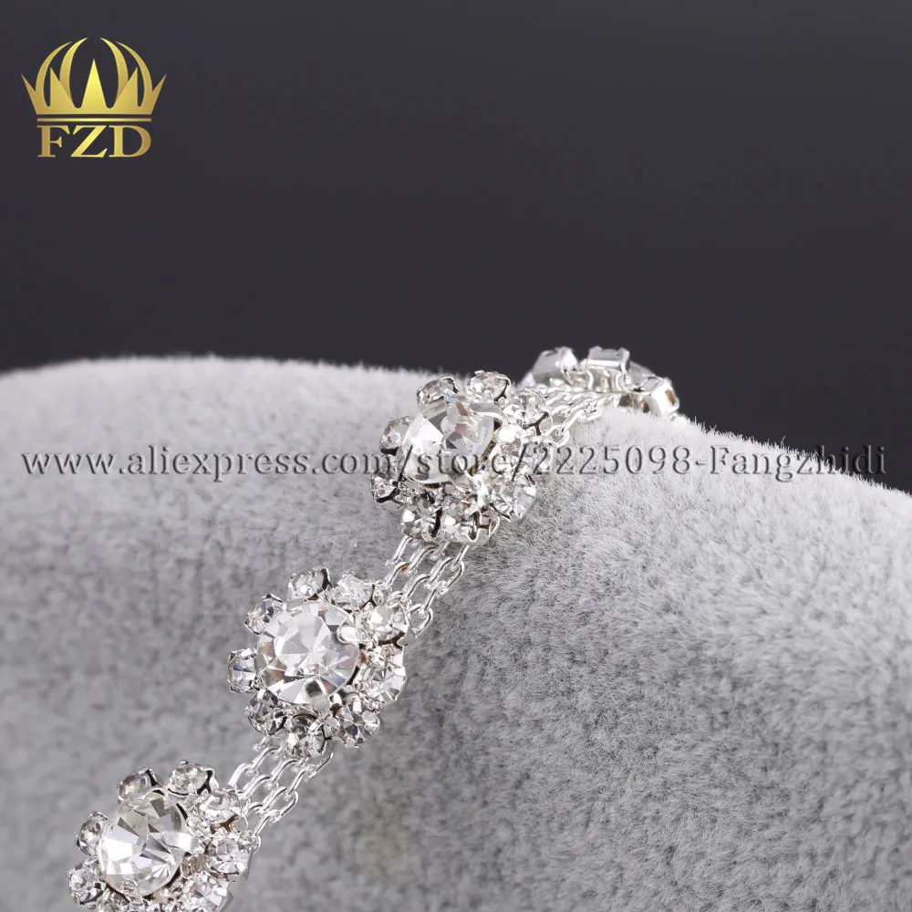 Wholesale 30 Yard 11mm Clear Rhinestone Chain For DIY Jewelry Cup Chains Trimming Rhinestones Garment Sash Belt | Дом и сад