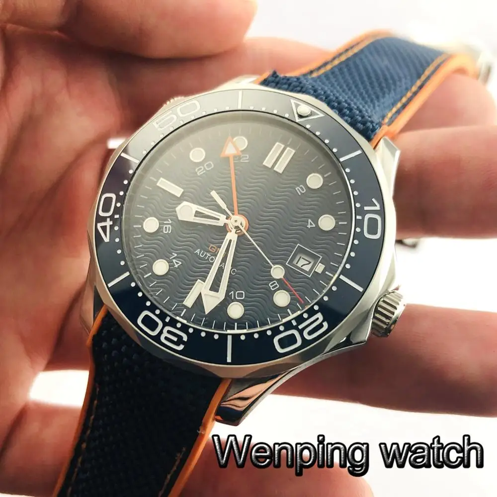 Новинка мужские светящиеся автоматические часы Bliger 41 мм|Мужские механические