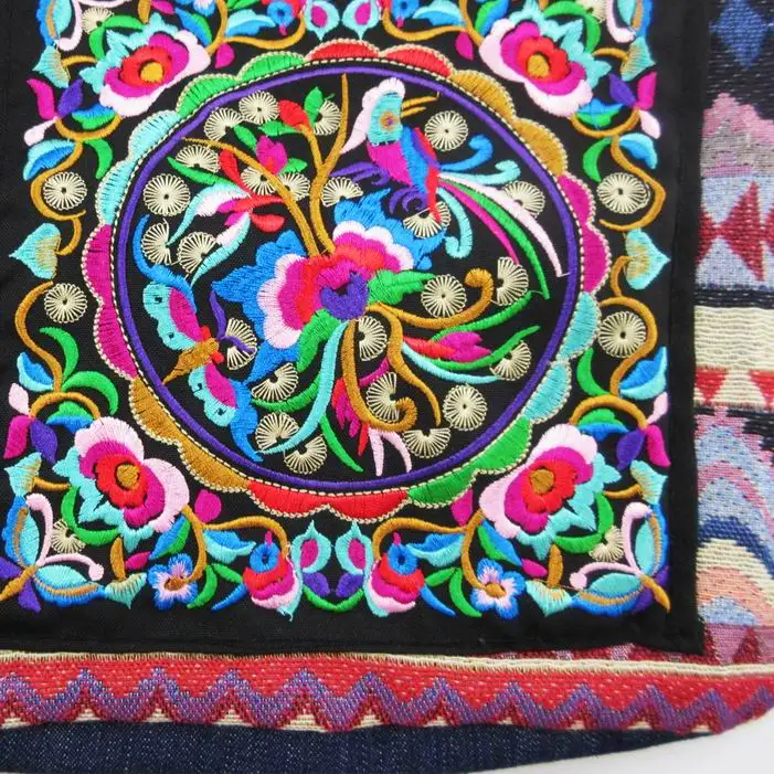 Этнический винтажный Хмонг Тайский индийский этнический Бохо хиппи Этническая сумка, рюкзак сумка SYS-174