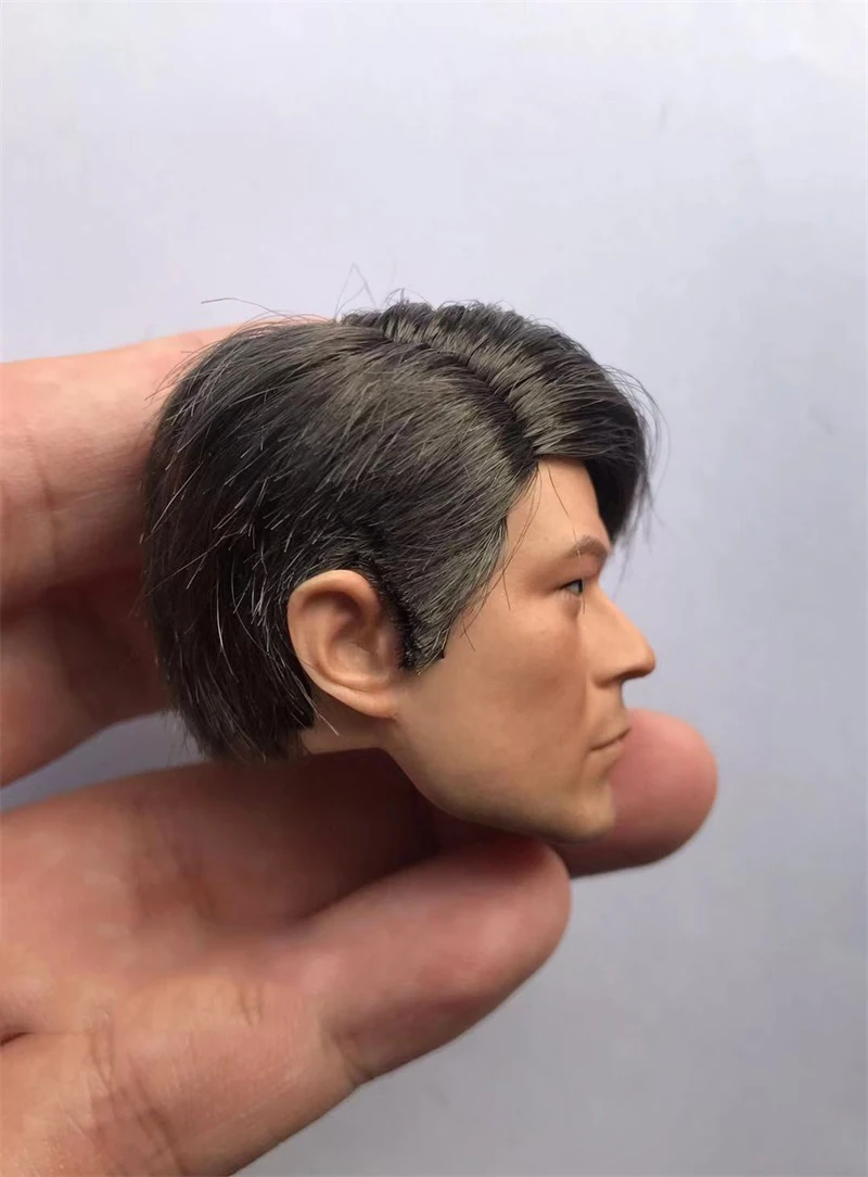 

In Stock For Sale 1/6th Louis Koo Asian Male Star Male Head Sculpture For Usual 12inch Doll Action Figure