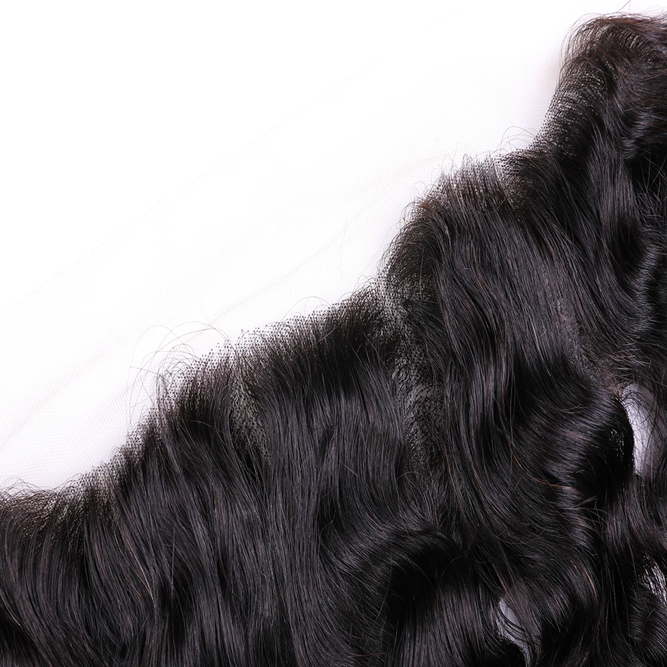 Natural Wave 13x4 Lace Closure Frontal Color Transparent 100% Human Hair 8-22inches