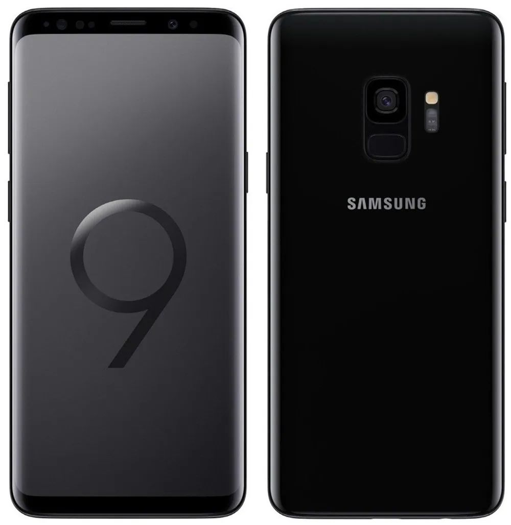 Черный Samsung Galaxy S9 G960FD Dual Sim LTE Octa Core 5.8" 4GB RAM 64GB ROM NFC Samsung Pay 3000mAh Fingerprint - Цвет: Черный